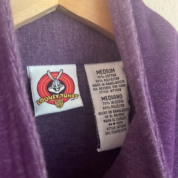 Tweety size M purple quarter zip - Picture 4 of 8